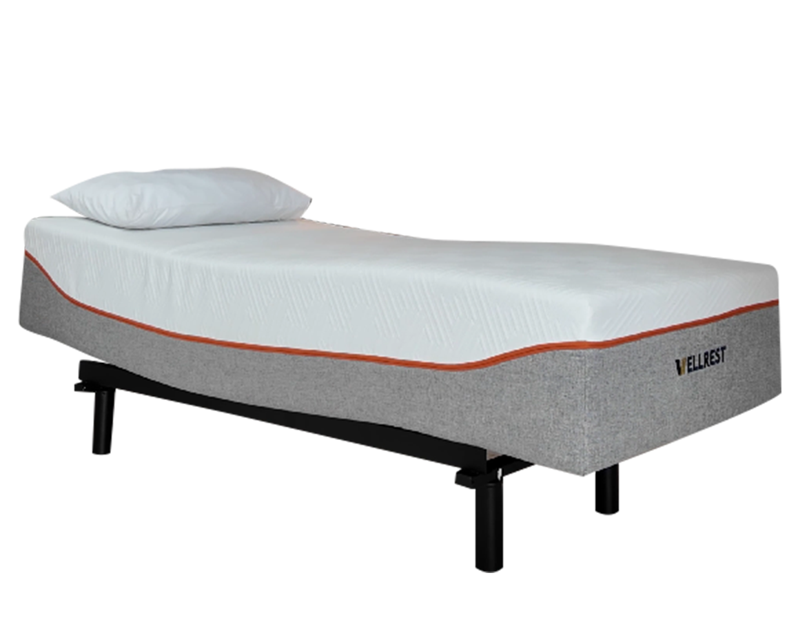Single Smart Mattress w/ Foot