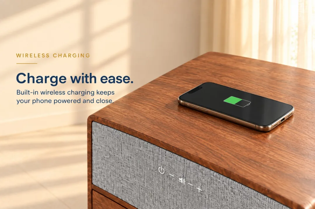 Wooden Smart Side Table — product detail 2