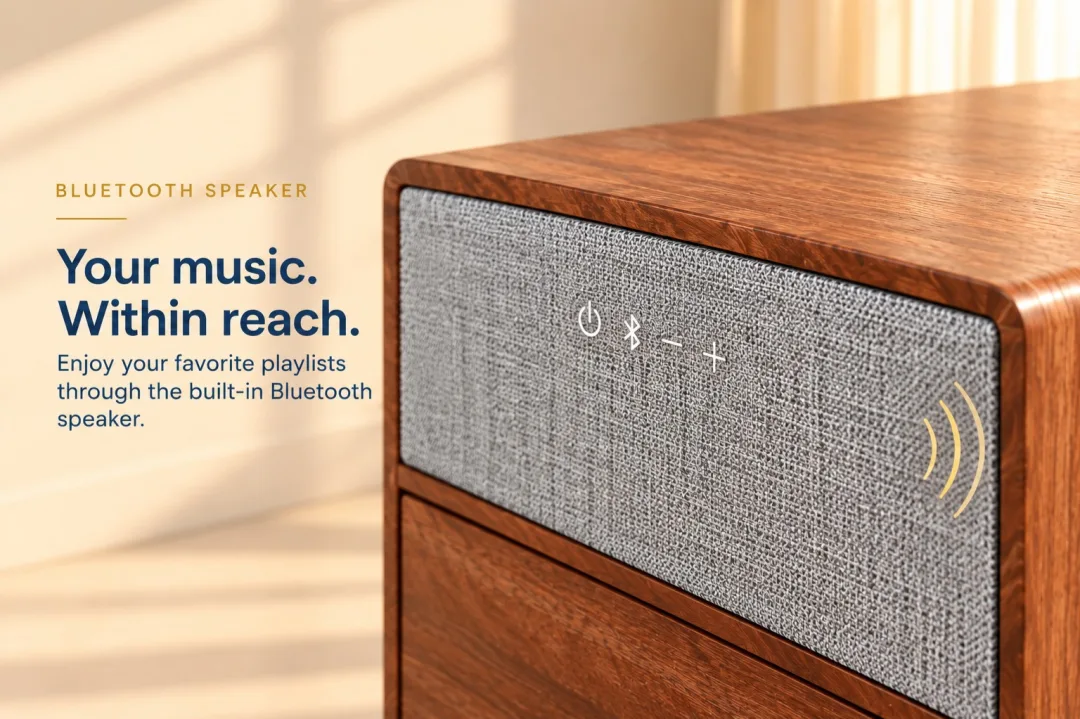Wooden Smart Side Table — product detail 1