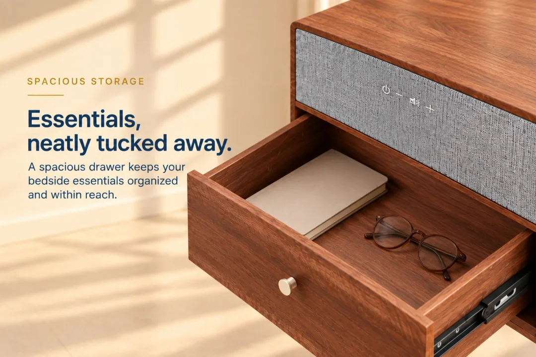 Wooden Smart Side Table — product detail 3